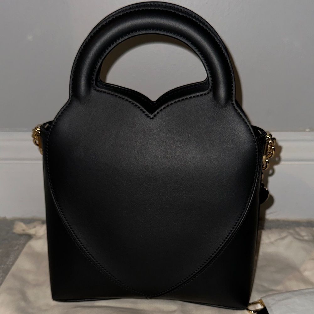 Please Return To Tiffany & Co. Black Mini Bag with Gold Accents - Picture 3 of 3